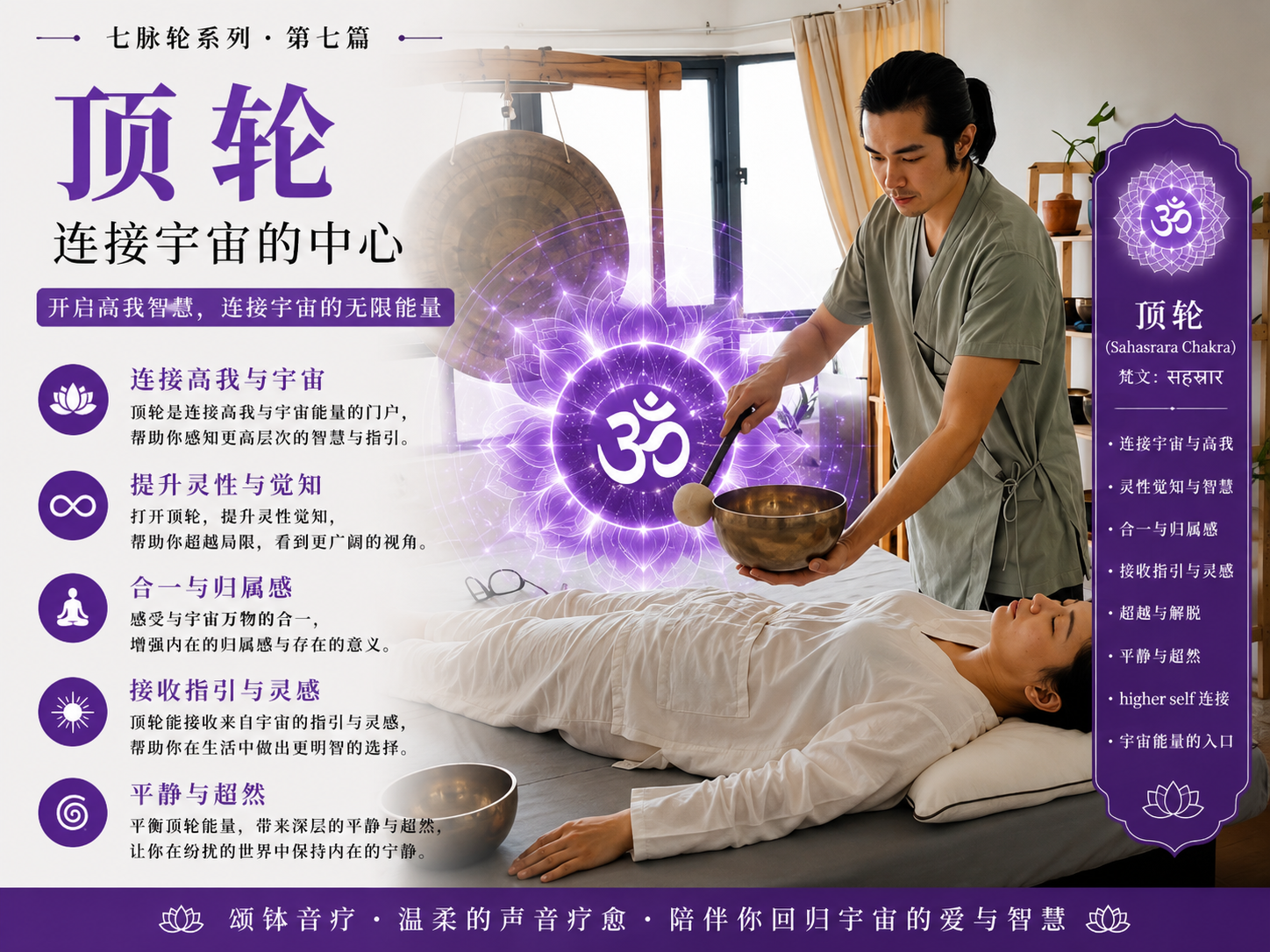 顶轮与觉察：人生最重要的，是看得开与放得下