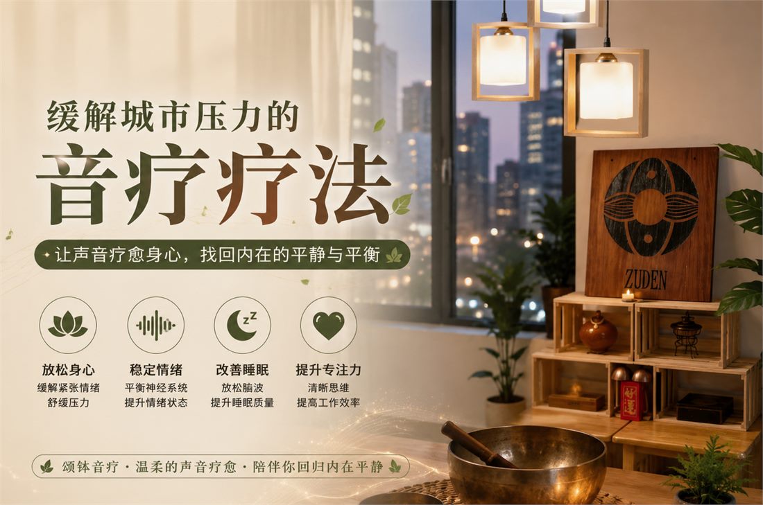 缓解城市压力的音疗疗法