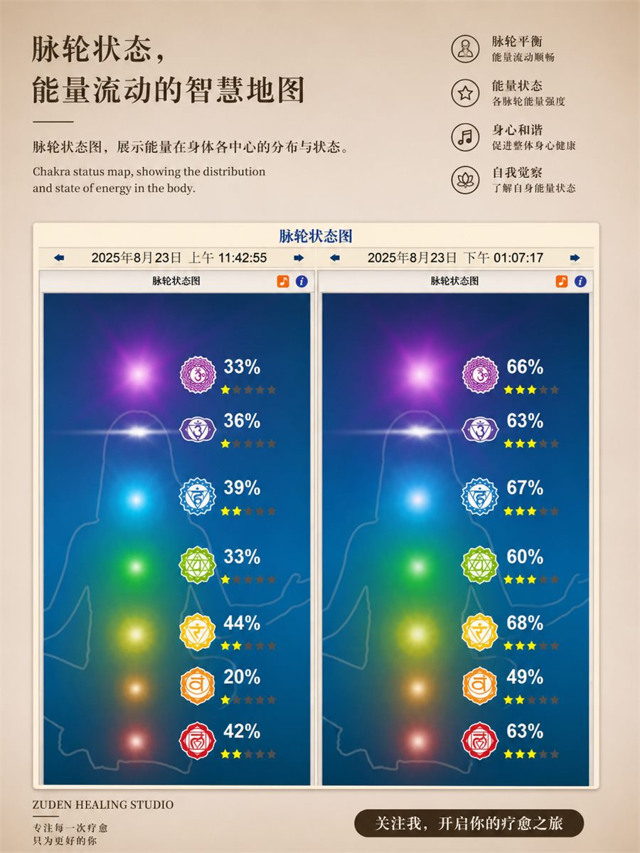 脉轮状态图报告说明