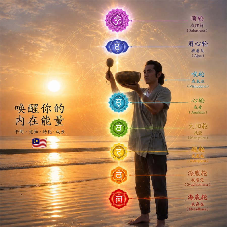 大钵低沉睡眠版七脉轮