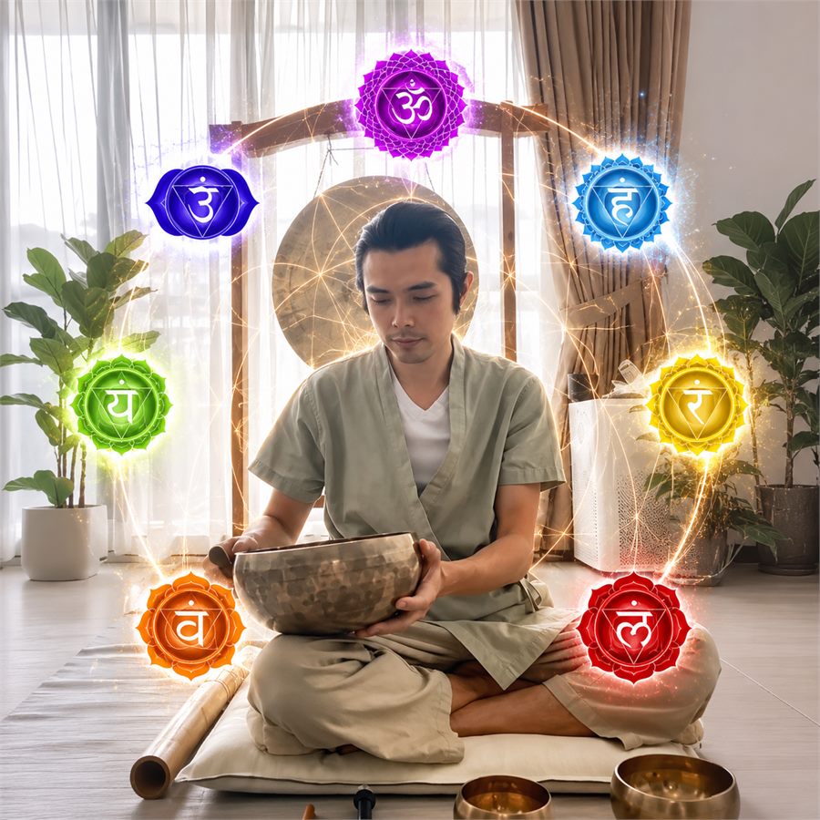大钵短棍七脉轮